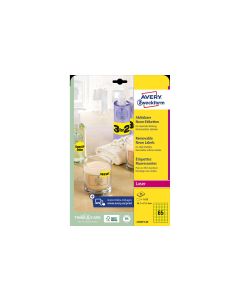 Avery Zweckform Vielzweck-Etiketten 38.1 x 21.2 mm, 25 Blatt, Neongelb