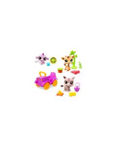 BANDAI Spielfigurenset Littlest Pet Shop – Safari Set