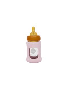HEVEA Trinkflasche Powder Pink 0+ Mt. 150 ml