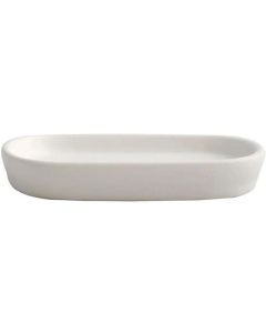 MSV Seifenschale Maonie 9 x 13.9 x 2.4 cm, Weiss matt