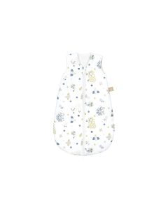 Odenwälder Baby-Ganzjahresschlafsack wattiert Wildlife Grey Gr. 90