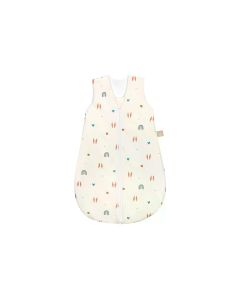 Odenwälder Baby-Sommerschlafsack unwattiert Rainbow Ecru Gr. 60