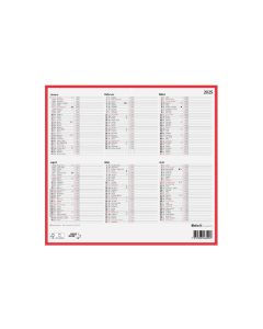 Biella Tafelkalender 32 x 29.7 cm 2025