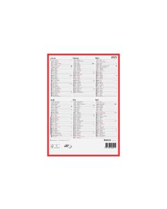 Biella Tafelkalender A4 2025