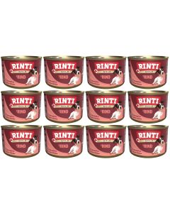 Rinti Nassfutter Dose Gold mit Rind, 12 x 185 g