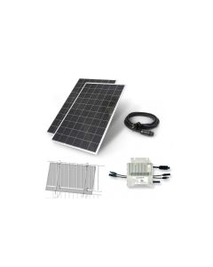autosolar Solaranlage Balkonkraftwerk 600W, W-Halter