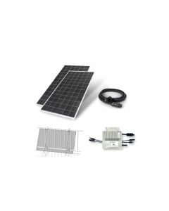 autosolar Solaranlage Balkonkraftwerk 800W, W-Halter