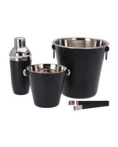 FURBER Drink Mixer Set 4-teilig, Schwarz matt