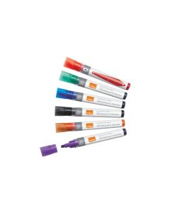 Nobo Liquid Ink Boardmarker, trocken abwischbar, 6 Stück