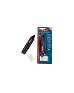 Derwent Batteriebetriebener Radierstift, inkl. 8 Ersatzradiergummis