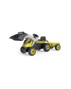 Smoby Traktor Farmer Max mit Anhänger