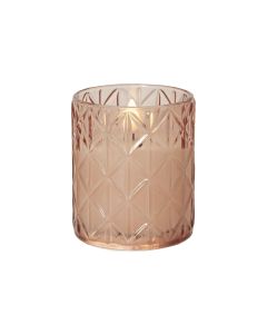 Star Trading LED-Kerze Flamme Romb, 10 cm, Pink
