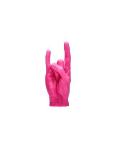 Mandatus Kerze Candle Hand You Rock, Pink