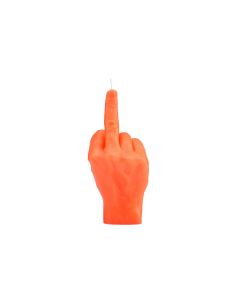 Mandatus Kerze Candle Hand F*ck you, Neonorange