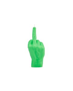 Mandatus Kerze Candle Hand F*ck you, Neongrün