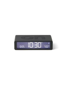 Lexon Digitalwecker Flip Classic Dunkelgrau