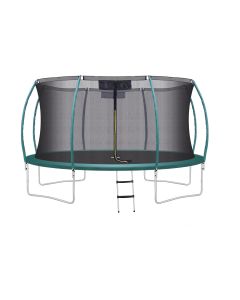 KOOR Trampolin Advanced Ronda mit Leiter, Durchmesser: 430 cm