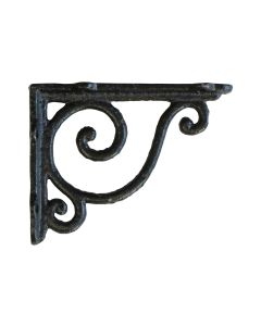 Chic Antique Regalträger 10 x 12.5 x 3 cm, Schwarz