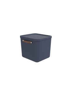 Rotho Aufbewahrungsbox Maloja 40 l, Midnight Blau