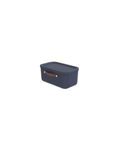 Rotho Aufbewahrungsbox Maloja 12 l, Midnight Blau