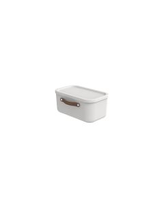 Rotho Aufbewahrungsbox Maloja 12 l, Mistletoe Weiss