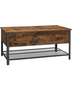 VASAGLE Couchtisch mit klappbarer Platte 100 x 55 x 47 cm