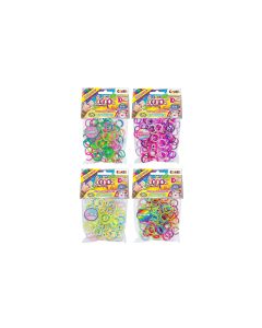 Craze Bastelset Loops - 300 Loops Bag assortiert