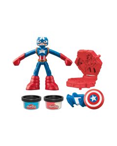 Play-Doh Knetspielzeug Marvel Captain America: Stempel-Schild