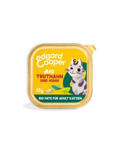 Edgard & Cooper Nassfutter Adult Bio Truthahn & Huhn, 16 x 85g