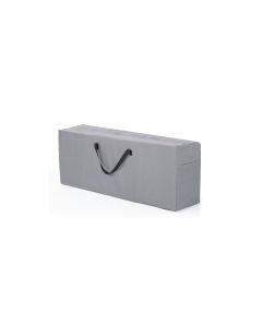 Hoberg Aufbewahrungstasche Gartenmöbelpolster, 130x32x50cm, grau