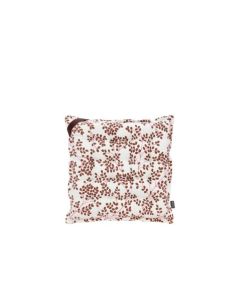 Södahl Sitzkissen Mimosa 40 x 40 cm, Rot/Weiss