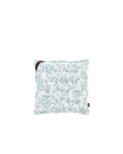 Södahl Sitzkissen Mimosa 40 x 40 cm, Blau/Weiss