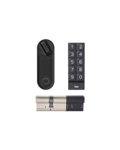 Yale Schloss Linus L2 Smart Lock Z+K-Kit, Schwarz