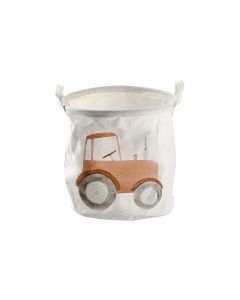 Zeller Present Spielzeugkorb Traktor 30 x 30 cm