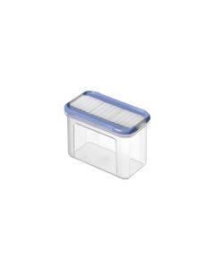 Rotho Vorratsdose Domino 0.75 l, Blau/Transparent