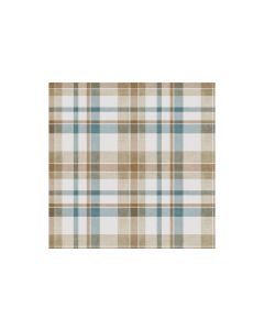 d-c-fix Tischdecke Manhattan Borneo Rund, Ø 150 cm, Beige/Blau