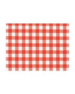 d-c-fix Tischdecke Manhattan Avanti Rund, Ø 150 cm, Rot/Weiss