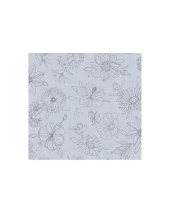 d-c-fix Tischdecke Manhattan Palmas 110 cm x 1.4 m, Grau