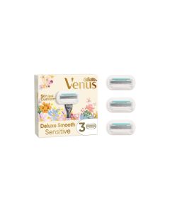 Gillette Venus Rasierklingen Deluxe Smooth Sensitive Systemklingen 3 Stück
