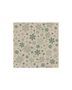 Paper + Design Papierservietten Snowflakes 33 cm x 33 cm, 25 Stück