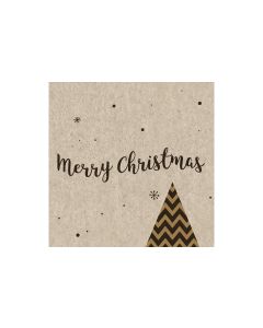 Paper + Design Weihnachtsservietten Zic-Zac tree 33 cm x 33 cm, 25 Stück