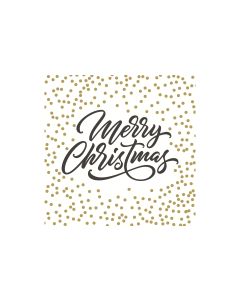 Paper + Design Weihnachtsservietten Merry dots 33 cm x 33 cm, 20 Stück