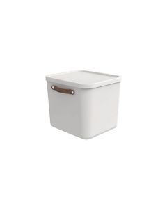 Rotho Aufbewahrungsbox Maloja 40 l, Mistletoe Weiss