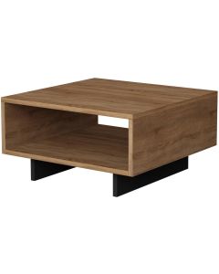 Woody Fashion Couchtisch Hola 90 x 32 cm, Braun/Schwarz
