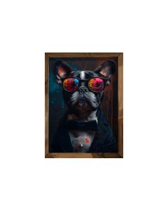 Wallxpert Bild French Bulldog 35 x 47 cm