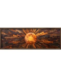 Wallxpert Bild The Sun 120 x 40 cm