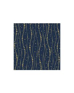 Braun + Company Weihnachtsservietten Sternenkette 33 cm x 33 cm, 20 Stück
