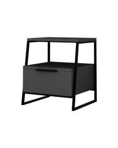 Woody Fashion Nachttisch Pal 45 x 50 x 40 cm, Anthrazit