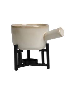 FURBER Käsefondue-Set 4 Teile, Beige