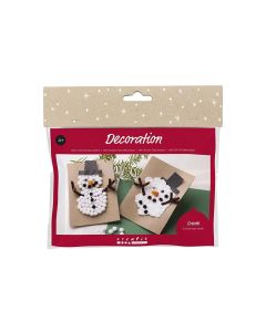 Creativ Company Bastelset Weihnachtskarten mit Schneemann Schneemann